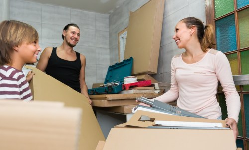 Moving team helping with a home removal in Golders Green