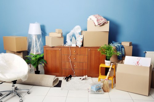 Movers handling a flat relocation in Golders Green with care