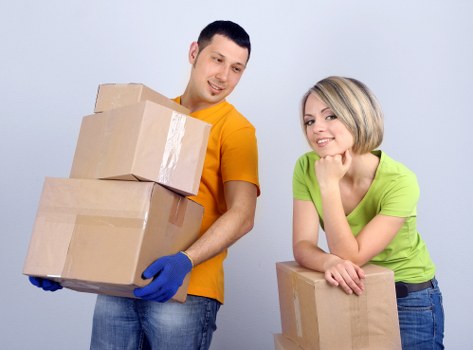 Local office removal team handling commercial furniture in North West London