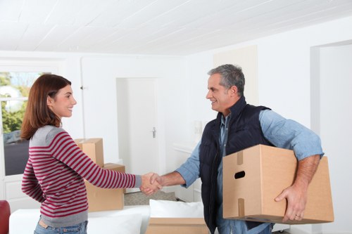 Commercial removals van support for businesses in Golders Green