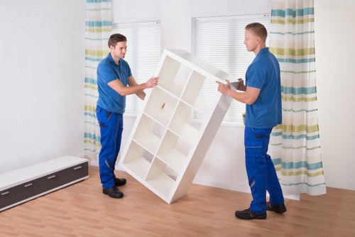 Careful handling of office furniture during a local relocation