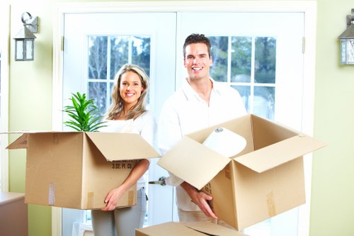 Quotation request and moving support concept in Golders Green